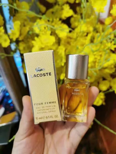 法國LACOSTE萊格仕鱷魚時尚女士濃香水清新淡雅15ML全新專櫃正品